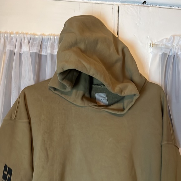 YEEZY Calabasas Embroidered French Hooded Sweatshirt Men’s Large Made In Italy - Picture 6 of 14